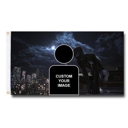Spiderman Flag Custom Image