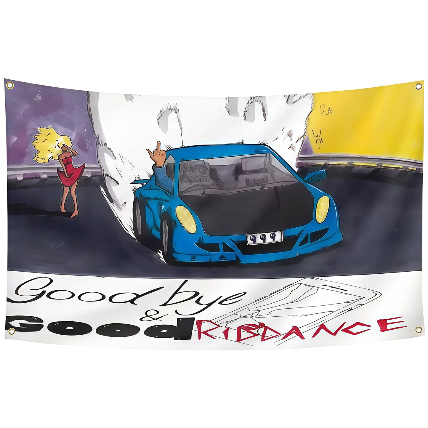 9 Goodbye Hip Hop Flag Custom Image