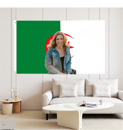 Imagen personalizada de la bandera de Argelia