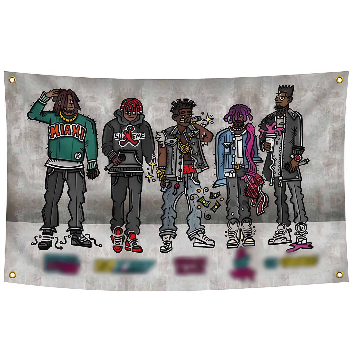 2016 Freshman Cypher rapper Flag Custom Image