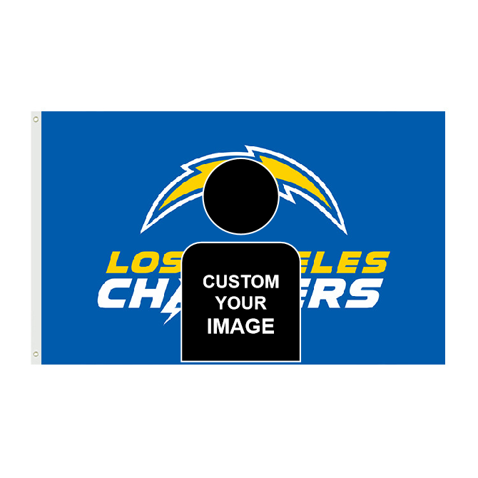 Los Angeles Chargers Flag Custom Image