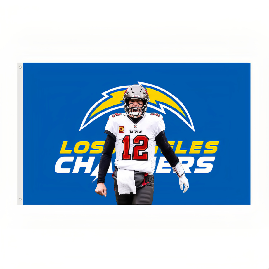 Los Angeles Chargers Flag Custom Image