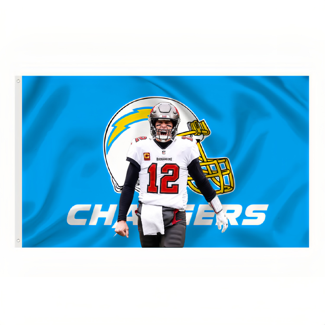 Los Angeles Chargers Flag Custom Image