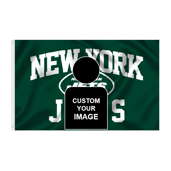 New York Jets Flag Custom Image