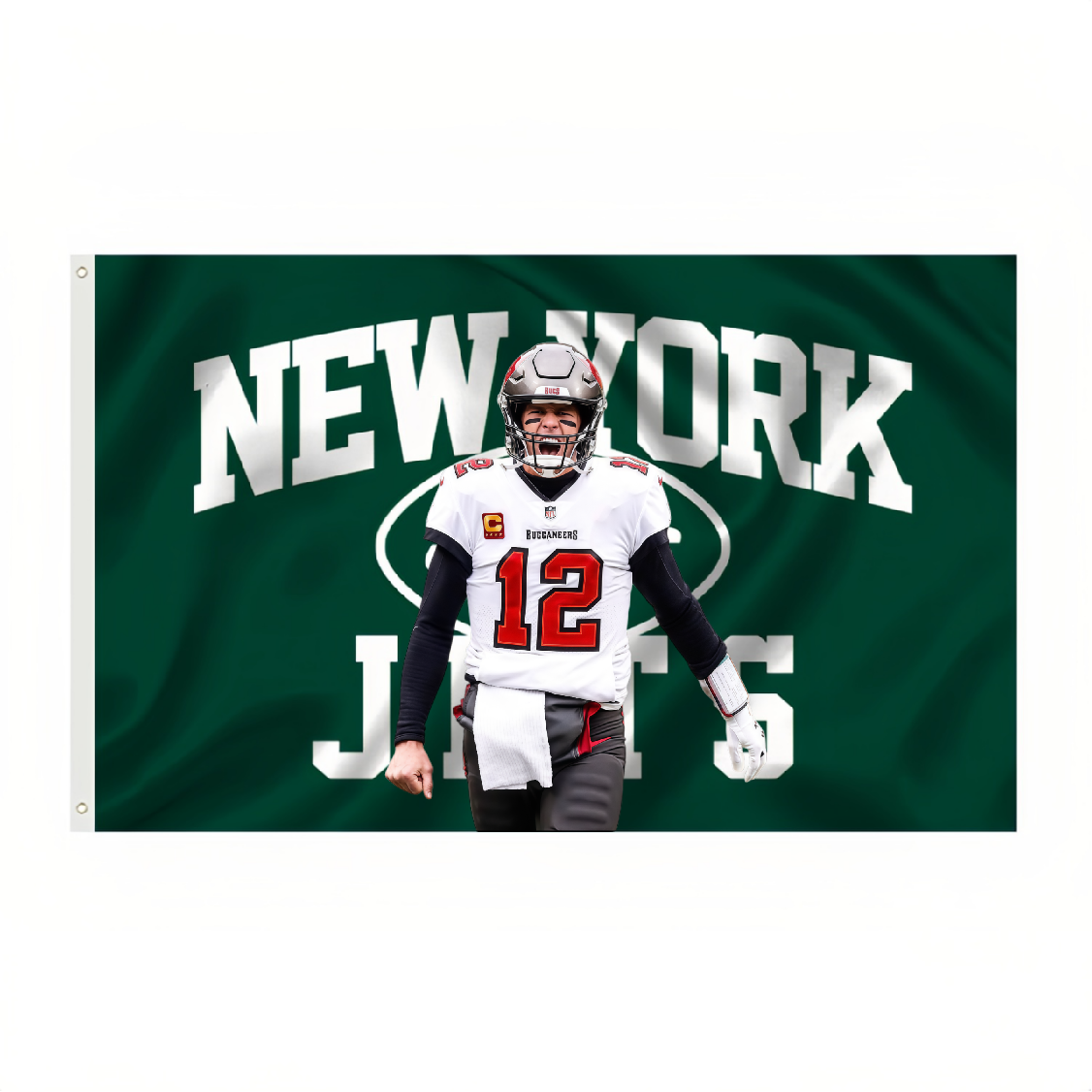 New York Jets Flag Custom Image