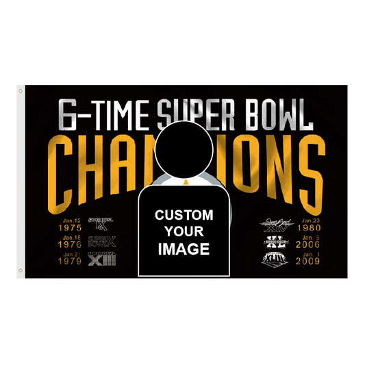 Pittsburgh Steelers Flag Custom Image