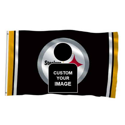 Pittsburgh Steelers Flag Custom Image