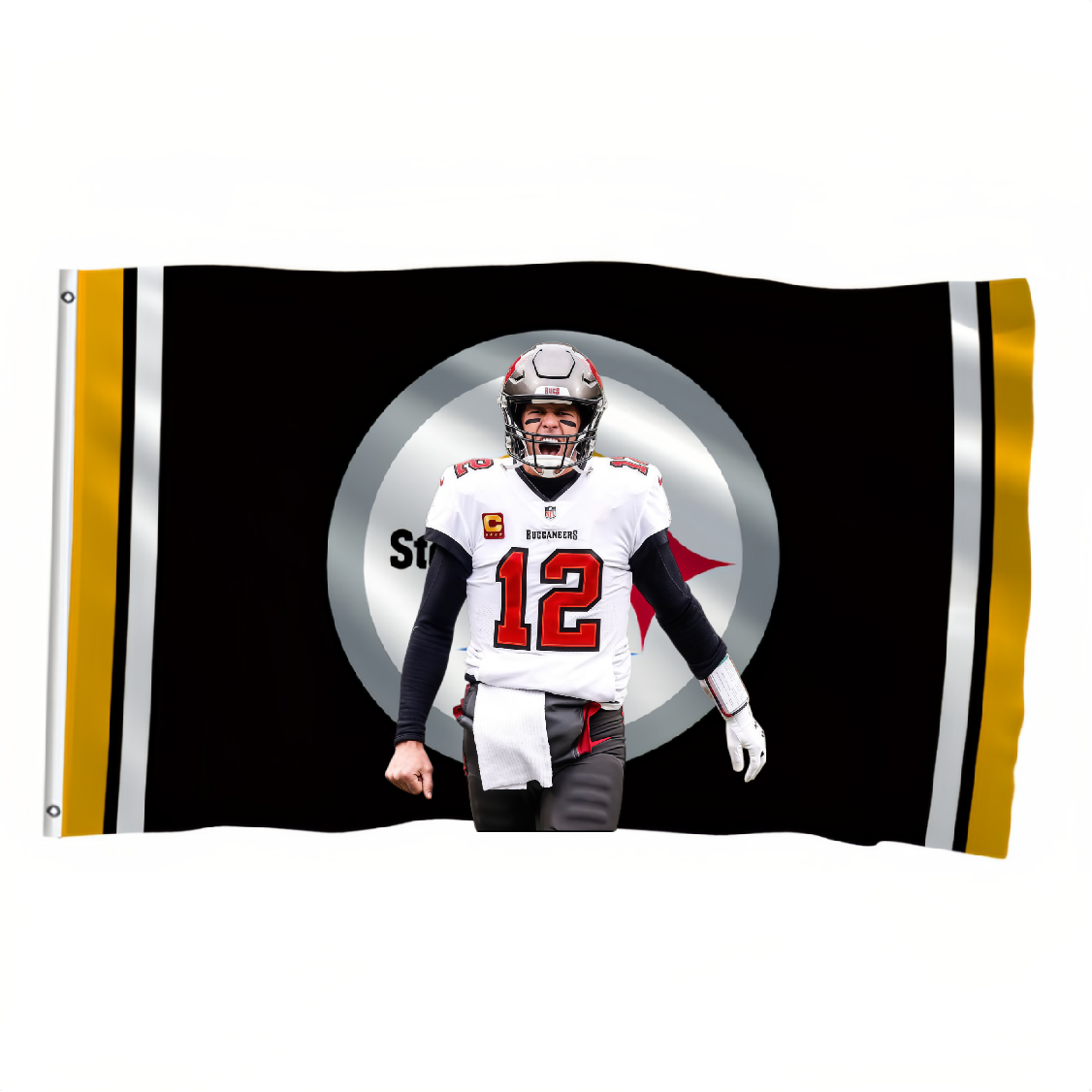 Pittsburgh Steelers Flag Custom Image