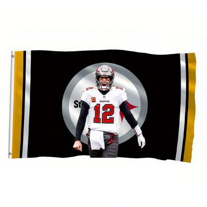Pittsburgh Steelers Flag Custom Image