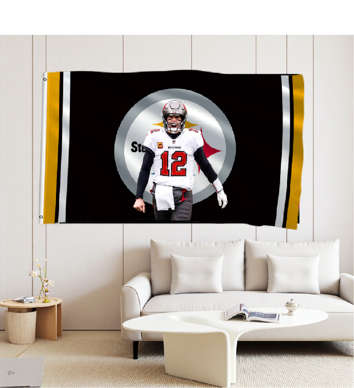 Pittsburgh Steelers Flag Custom Image