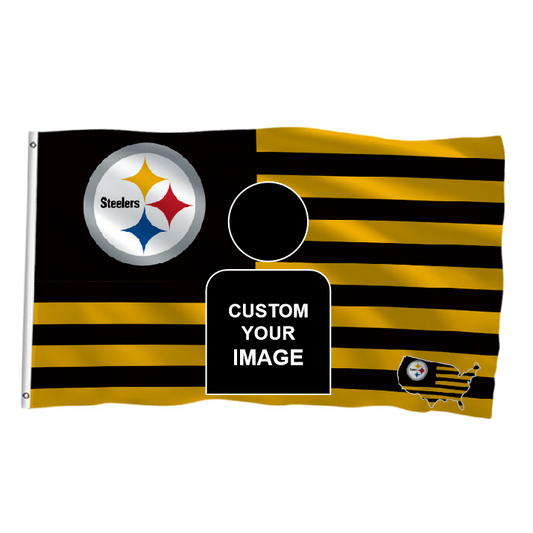 Pittsburgh Steelers Flag Custom Image