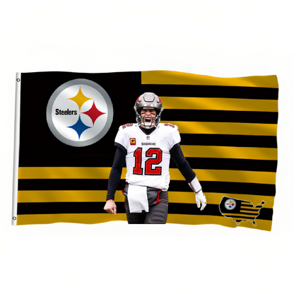 Pittsburgh Steelers Flag Custom Image