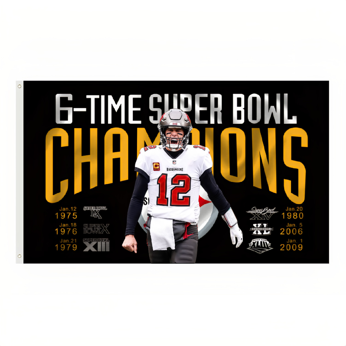 Pittsburgh Steelers Flag Custom Image