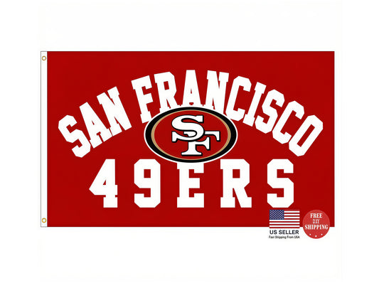San Francisco 49ers Red flag Custom Image