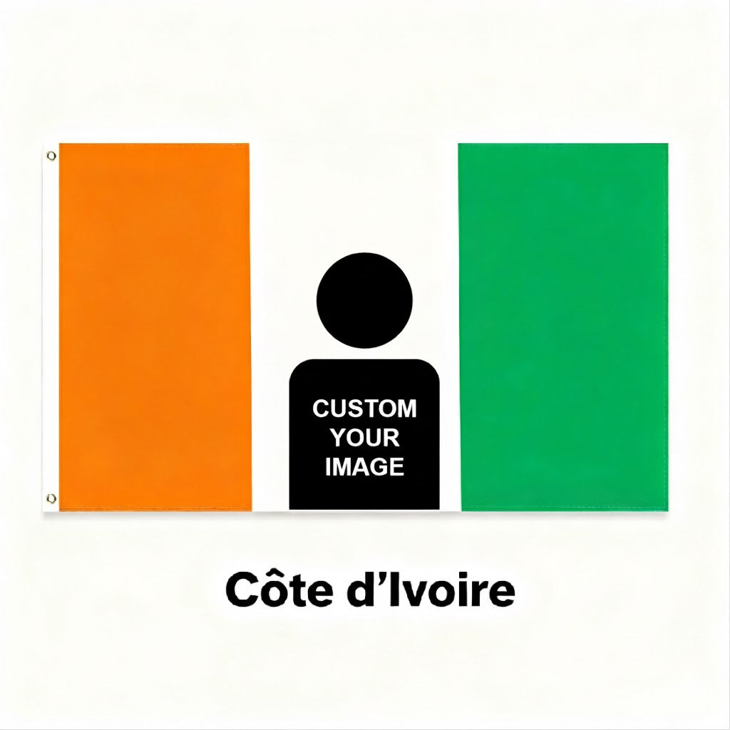 CoteD'Lvoire Flag Custom Image