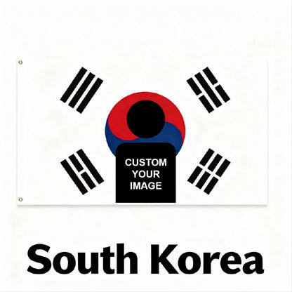 SouthKorea Flag Custom Image